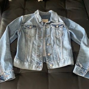 AllSaints Distressed Jean Jacket